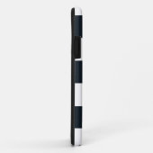 Gestreept (wit & zwart) Case-Mate iPhone case (Achterkant/rechts)