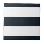 Gestreept (wit & zwart) tegeltje (Voorkant)
