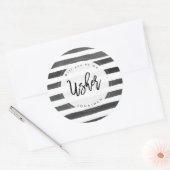 Gestreept zal je mijn bode sticker zijn (Envelop)