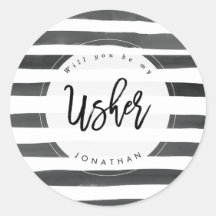 Gestreept zal je mijn bode sticker zijn