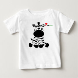Gestreept Zebra Baby T-Shirt