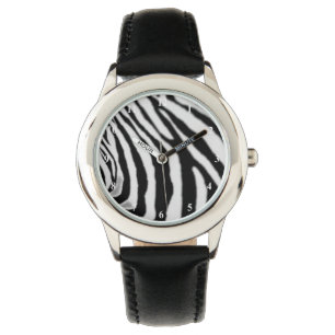 Gestreept Zebra-horloge Horloge
