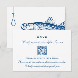 Gestreept Zeebaars Elegante Marineblauwe Online RS Informatiekaartje