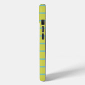 Gestreept zeeschuim groen en chartreuse iPhone hoe Case-Mate iPhone Case (Achterkant / Links)