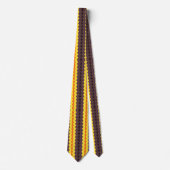 gestreept zigzagpatroon stropdas (Voorkant)
