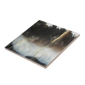 Gestreept Zwart Agaat, de Koele Unieke Steen van Tegeltje (Zijkant)