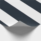 Gestreept (zwart & wit)  cadeaupapier (Hoek)