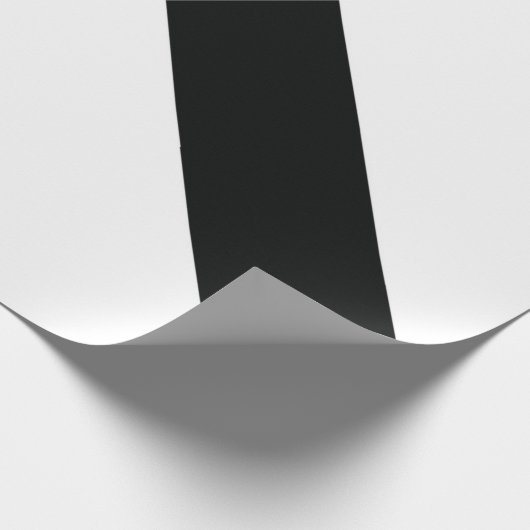 Gestreept (zwart & wit | diagonaal) elke maat cadeaupapier (Hoek)