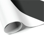 Gestreept (zwart & wit | diagonaal) elke maat cadeaupapier (Rol Hoek)