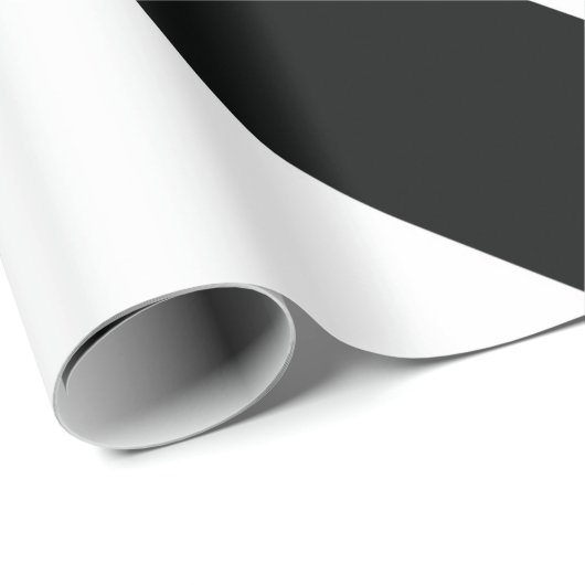 Gestreept (zwart & wit | diagonaal) elke maat cadeaupapier (Rol Hoek)