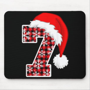 Gestreepte 6 7 Zes Zeven Meme Kerstmis Kerstman Ho Muismat