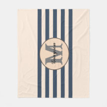 Gestreepte aangepaste monogram baby naam