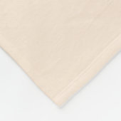 Gestreepte aangepaste monogram baby naam fleece deken (Hoek)