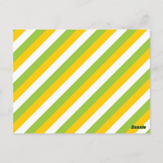 Gestreepte Aap Gepersonaliseerde Valentijnse Kaart (Achterkant)