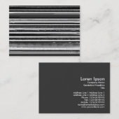 Gestreepte Abstract Visitekaartje (Voorkant / Achterkant)