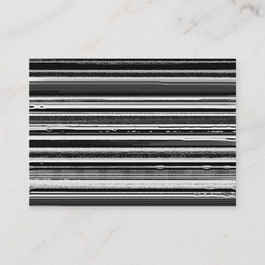 Gestreepte Abstract Visitekaartje (Voorkant)