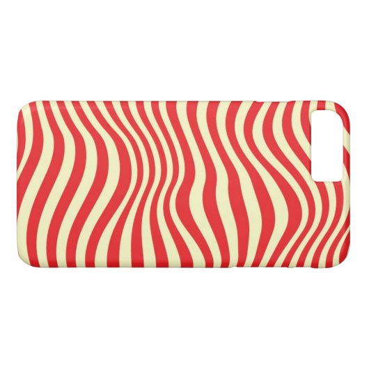 Gestreepte achtergrond Case-Mate iPhone case (Achterkant (Horizontaal))