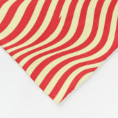 Gestreepte achtergrond fleece deken (Hoek)