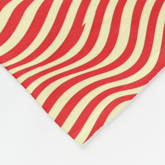 Gestreepte achtergrond fleece deken (Hoek)