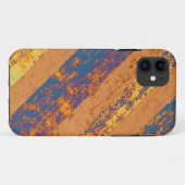  gestreepte achtergrond (Geel, Blauw, Paars) Case-Mate iPhone Case (Achterkant (horizontaal))