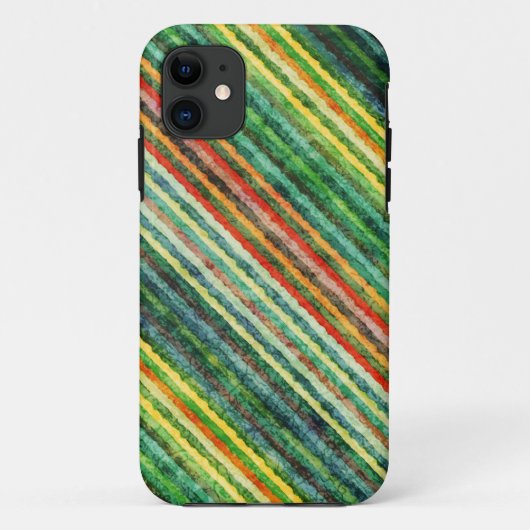 gestreepte achtergrond (Geel, Groen, Oranje) Case-Mate iPhone Case (Achterkant)