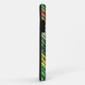 gestreepte achtergrond (Geel, Groen, Oranje) Case-Mate iPhone Case (Achterkant/rechts)