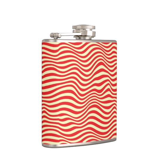 Gestreepte achtergrond heupfles (Rechts)