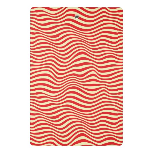 Gestreepte achtergrond mini klembord (Achterkant)