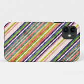  gestreepte achtergrond (Paars, roze, rood) Case-Mate iPhone Case (Achterkant (horizontaal))