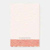 Gestreepte achtergrond post-it® notes (Voorkant)