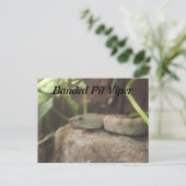 gestreepte adderslang briefkaart (Staand voorkant)