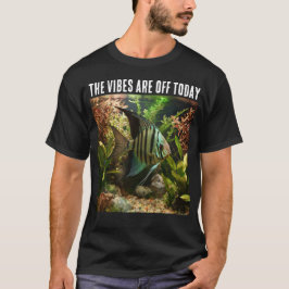 Gestreepte altum engelvis in thuis aquarium  t-shirt