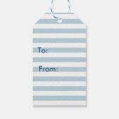 Gestreepte anker cadeau labels cadeaulabel (Achterkant)