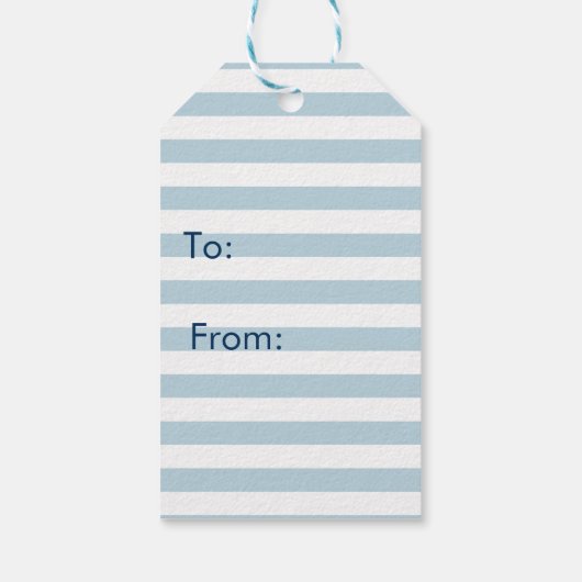 Gestreepte anker cadeau labels cadeaulabel (Achterkant)