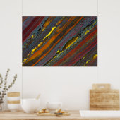 Gestreepte Australische tijgerogen Poster (Keuken)