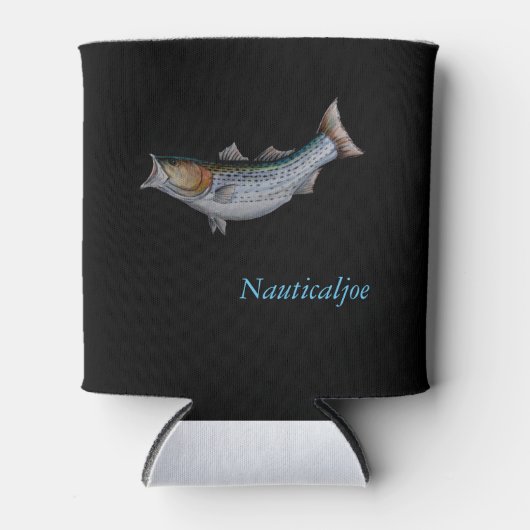 gestreepte bas koelbox blikjeskoeler (Voorkant)