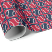 Gestreepte basiskogels 01-Gift Wrapping Paper Cadeaupapier (Rol Hoek)