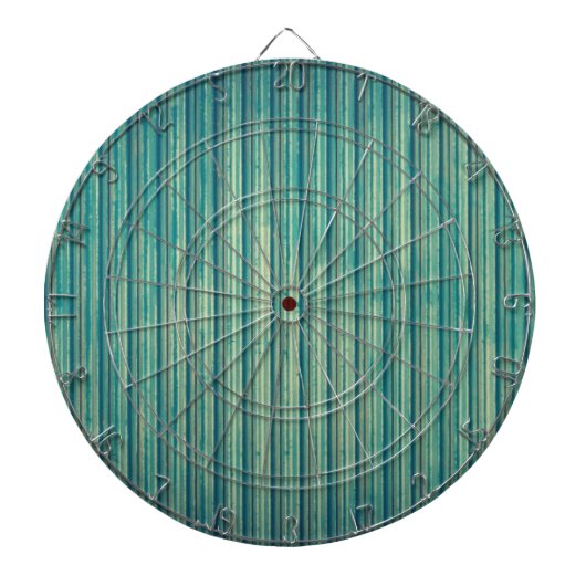 Gestreepte blauwe lijnen dartbord (Voorkant)