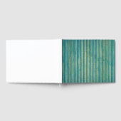 Gestreepte blauwe lijnen gastenboek (Volledig)