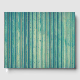 Gestreepte blauwe lijnen gastenboek
