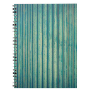 Gestreepte blauwe lijnen notitieboek