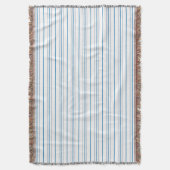 Gestreepte blauwtjes deken (Voorkant Verticaal)