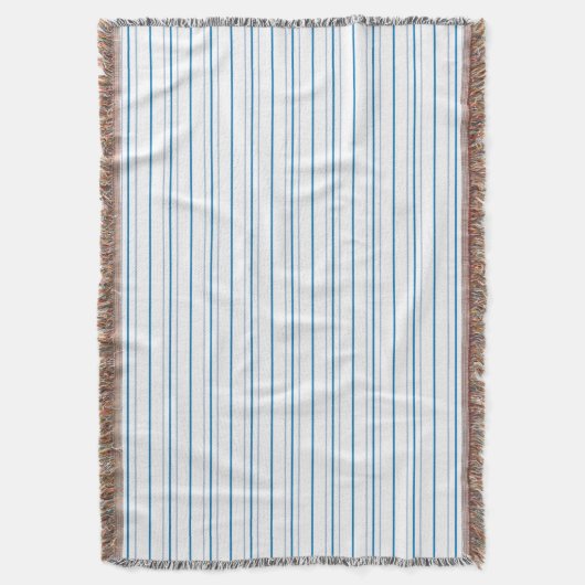 Gestreepte blauwtjes deken (Voorkant Verticaal)