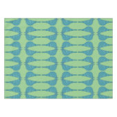 gestreepte blauwvogel tafelkleed (Voorkant (Horizontaal))