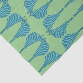 gestreepte blauwvogel tissuepapier (Detail)