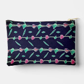 Gestreepte bloemen etui (Achterkant)