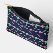 Gestreepte bloemen etui (Open)