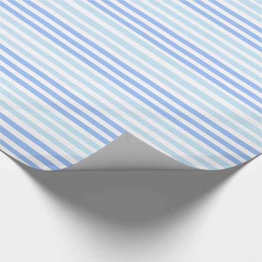 Gestreepte bluffpapier cadeaupapier (Hoek)