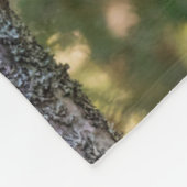Gestreepte Bosuil in de herfst | Alger County, MI Fleece Deken (Hoek)
