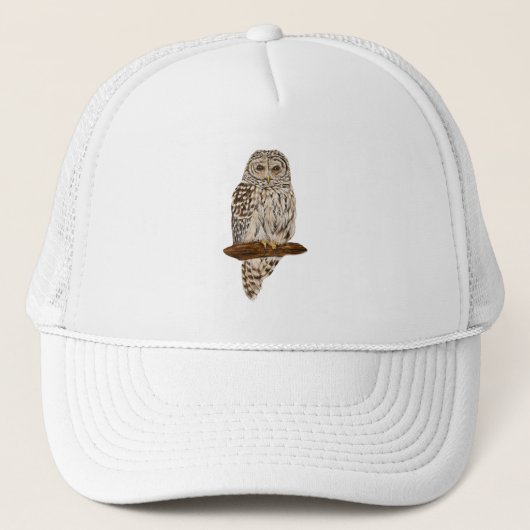 Gestreepte Bosuil Trucker Pet (Voorkant)